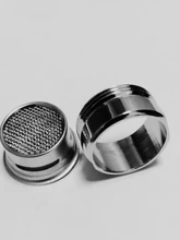 Aireador para grifo de cocina, con boquilla rociador macho/hembra, filtro cromado, ahorro de agua