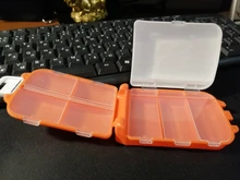 Caja de primeros auxilios plegable para el hogar, Mini bolsa de almacenamiento de medicamentos, para viaje, 8 enrejados