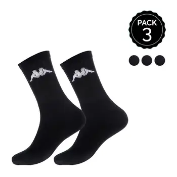 

Pack 3 pairs socks Kappa in black color
