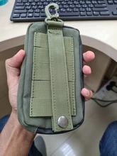 Mini Paquete de gancho táctico EDC Pouchm, cartera táctica, bolsa de tarjeta, riñonera militar para exteriores para caza