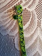 Collar de seguridad delicado para perros, correa de nailon, ajustable, a la moda, campana de camuflaje, gran oferta