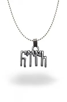 

Angemiel Men Turkish Write Silver Color Chain Metal Necklace