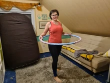 Aros deportivos para Fitness, herramienta de gimnasio, tubo de acero inoxidable, espuma gruesa elástica, desmontable, amigable con la piel, cintura, Círculo de Hoola para pérdida de peso