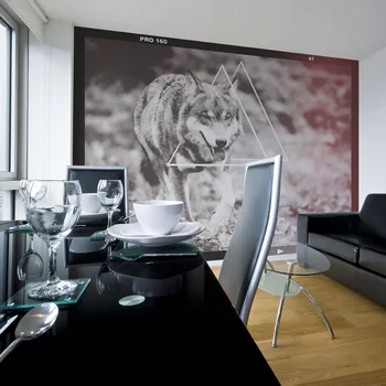

Wall mural-Wolf-photography-250x193 cm