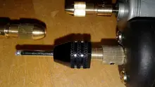 Mini portabrocas electrónico de Rango de sujeción, 0,3-3,5mm, Micro portabrocas para diámetro de 2/2, 3/3, 17/5 y 0mm, eje de Motor eléctrico