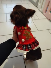 Costume Dog Shirt Dress Christmas Cat-Coat Couple for Small Cats Terrier Ropa Para Perro