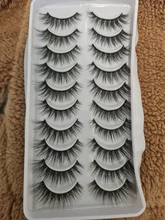 Pestañas postizas naturales, maquillaje largo 3d, extensión de pestañas de visón para belleza 54, 2/5/10 pares