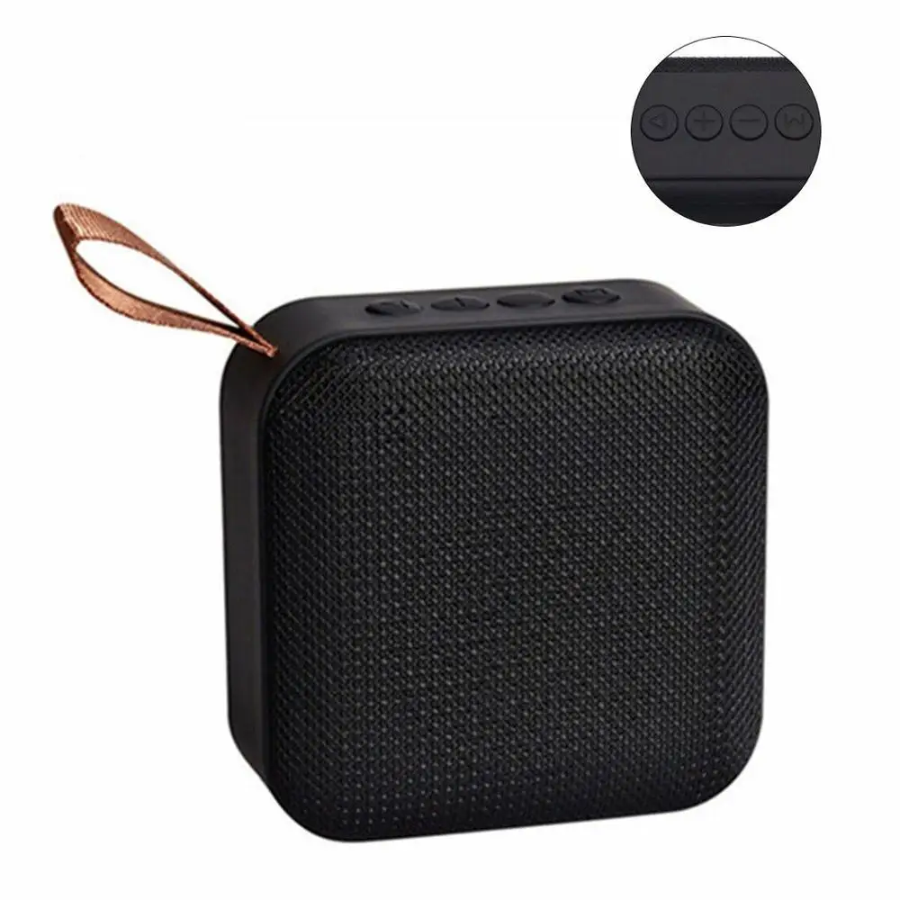 Черный Портативный Bluetooth динамик мини беспроводной громкий динамик звуковая система 10 Вт стерео музыка объемный открытый динамик Поддержка FM TFCard - Цвет: Черный
