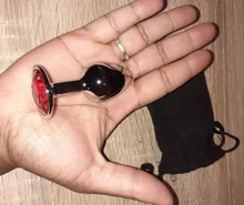 Juguetes sexuales con forma de minitapón Anal para mujer, consolador masculino con forma redonda de Metal, de acero inoxidable suave, cola pequeña, productos íntimos