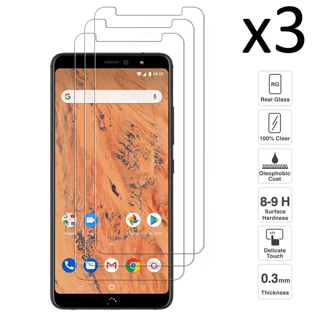 BQ X2/X2 Pro Набор из 3 предметов протектор экрана закаленного стекла|Защитные стёкла