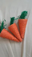 Hamster Toys Rabbit-Toy Carrot-Shaped Guinea-Pig Chinchilla Tooth-Cleaning-Toys 3/1pcs