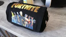 Estuches coloridos de gran capacidad para lápices, bolsas creativas de tela Fortnite, estuche para bolígrafos, suministros de papelería para escuela y oficina