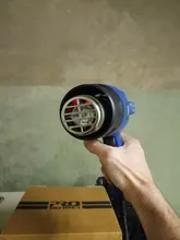 PROSTORMER-pistola de aire caliente eléctrica de 220V, herramienta eléctrica Industrial de 2 temperaturas variables, 2000W, con cuatro accesorios de boquilla