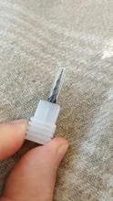 XCAN Tapered Molino de extremo 1pc R0.25/R0.5/R0.75/R1.0 3.175mm vástago de grabado de madera poco CNC Router poco de fresado