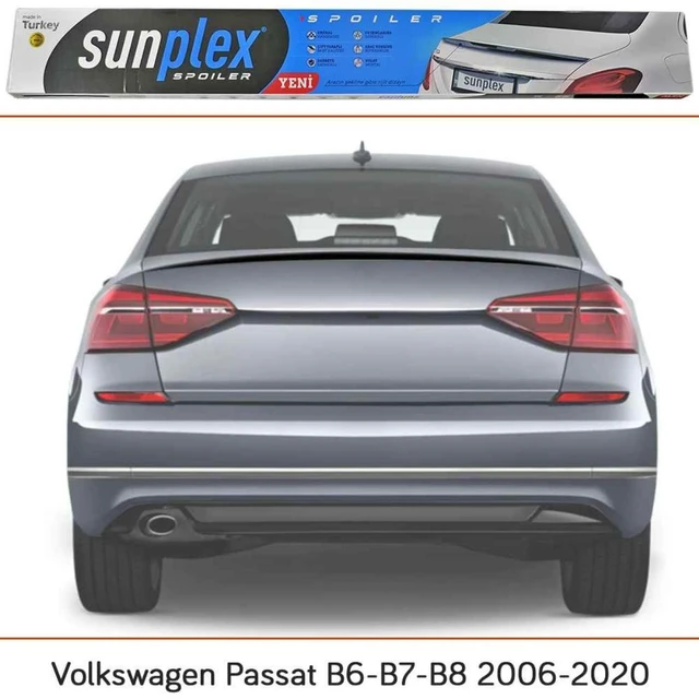 Aileron Arrière pour VW PASSAT B8 Levre Becquet Brillant Noir