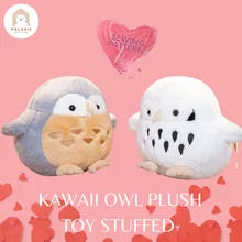 

POLARIE 38 / 45cm Kawaii Owl Plush Toy Stuffed Soft Cartoon Animal Dolls Pillow Eagle Sofa Decor Cartoon Bird Kids Toys Gift