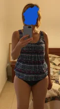 Sexy Swimsuit Tankini-Sets Bathing-Suits Beach-Wear Vintage Plus-Size Women Bandage Female