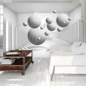 

Wall mural-Balls in White - 150x105 cm
