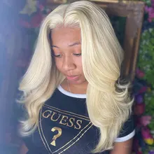 Luduna 613 rubia mechones pelo brasileño de la onda del cuerpo del pelo de mechones 1/3/4 ofertas de extensiones 100% cabello humano para mujer Remy de la extensión del pelo