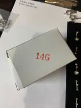 100 unids/lote desechables Piercing agujas Mixte 12G 14G 18G 20G Jetable Piercing agujas pour oído, nariz Nombril Mamelon