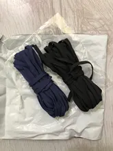 Cinta elástica de goma para mascarilla, cordón de aceite para colgar en la oreja, accesorios de ropa de protección, DIY, 5MM, 5 yardas