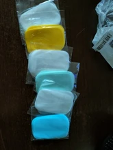 Jabón de viaje al aire libre, 300 Uds. De papel de lavado de manos, baño, limpieza, hojas de rebanada perfumadas, caja desechable, jabón portátil Mini de papel