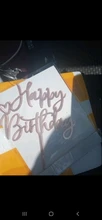 Nuevo Topper para tarta de feliz cumpleaños de corazón de oro rosa de cumpleaños adorno acrílico para pastel de cumpleaños adornos de pastel de fiesta bebé ducha