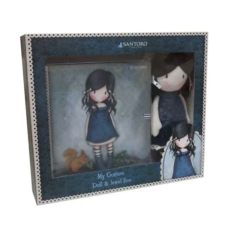 Set doll gift and Jewelry Book's Gorjuss 'You Brought Me Love'(2/6