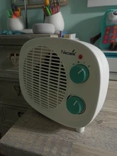 Neosis Calefactor Eléctrico  NS-PE007  2 potencias 1000/2000W Termostato ajustable - Auto apagado de seguridad