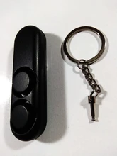 LLavero de seguridad Personal de 130dB para mujer, dispositivo de autodefensa, con altavoces duales, alarma de Panic, colgante de bolsa portátil