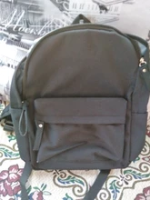 Mochila de lona de moda para mujer, bolso de hombro antirrobo, mochila escolar para chica adolescente