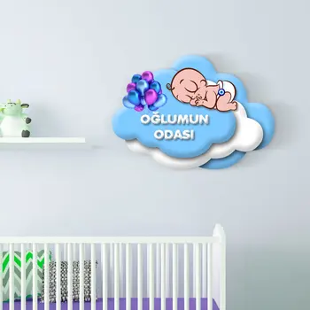 

Personalized Custom My Son's Room Wooden Wall Post-1