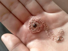 Collar con colgante de oro rosa para mujer, colgante con proyección I Love You, 100 idiomas, joyería de amor, recuerdo de boda, San Valentín