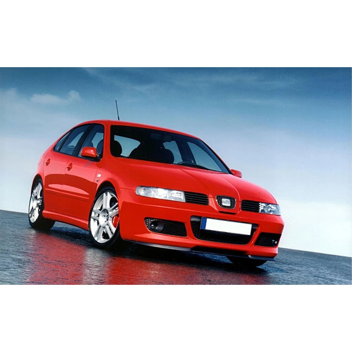 For SEAT LEON MK1 1M CUPRA R FRONT SPOILER BUMPER LIP Euro Spoiler Lip Universal 3 pcs Body Kit