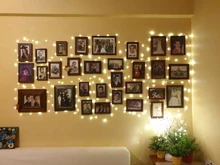 Led-String-Light Garland Battery-Operation Party-Decor Copper-Wire Christmas-Tree Wedding