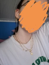 IPARAM 7 unids/set Vintage borla cadena Clip para oreja de aleación 2020 pendientes Bohemia mujeres hoja geométrica pendientes regalo de fiesta, joyería