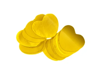 

TCM FX Metallic Confetti Hearts 55x55mm, gold, 1kg