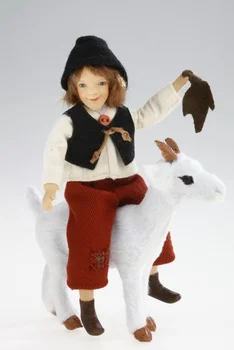 

Porcelain Doll klods Hans, 10 cm 10 cm