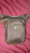 Bolso de hombro clásico marrón para hombre, bolsa informal de piel auténtica, a la moda, para viaje, cinturón de cintura de Fanny, 211-5-dc