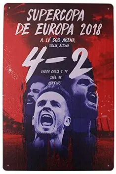 

Marquí & LOREAN decorative plates athletic wall of Madrid metal plates of the champion if you are faithful follower look here