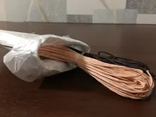 Cordón de cera de algodón a la moda, 430m, 1mm, 1,5mm, cordón negro, paquete de diámetro, accesorios y piezas de joyería a elegir