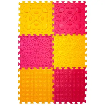 

Massage pad-puzzle masterfoot vyalmis, set 6.2 Princess, 6 пазлов