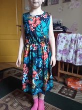 Vestido de verano para niñas, ropa de algodón sin mangas con flores, Verano