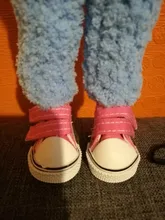 Zapatos de lona para muñeca de juguete, Mini zapatos para muñecas, botas, accesorios, AN88, 1 par