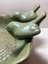 Birth-Feeder Garden-Decor Baths Ceramic Finish Aquarium Retro