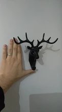Wall-Hanging-Hook Horns Hanger-Rack Deer-Head Wall-Decoration Key-Deer Vintage Antlers