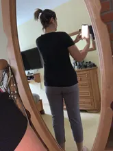 Pantalones de lino y algodón para mujer, pantalón harén holgado, informal, con cintura elástica, Color liso, para primavera y verano