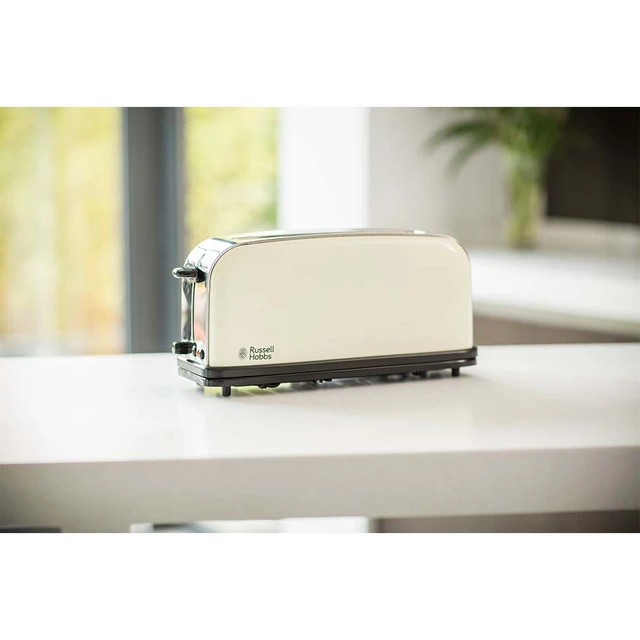 Russell Hobbs Toaster Colours Plus - 1 Long Wide Slot, for 2