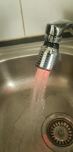 LED grifo de agua de grifo de la boquilla/RGB/múltiples colores modificación automática de agua baño caños para grifo de cocina Accesorios