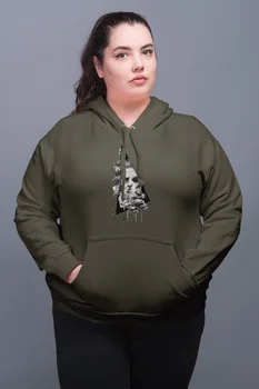 

Angemiel Wear Sculptor Green Women 'S Hooded Sweatshirt